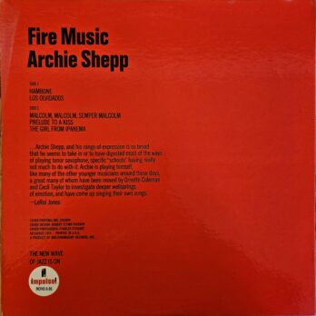 Archie Shepp Fire Music 2