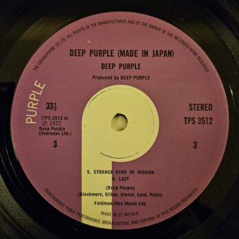 Deep Purple Made In Japan PORKY 7