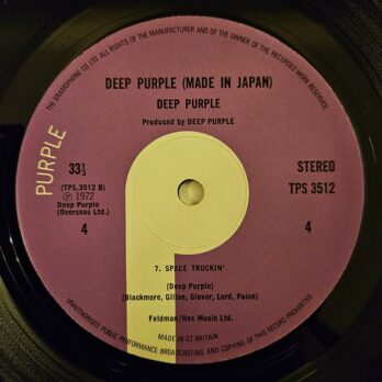 Deep Purple Made In Japan PORKY 8